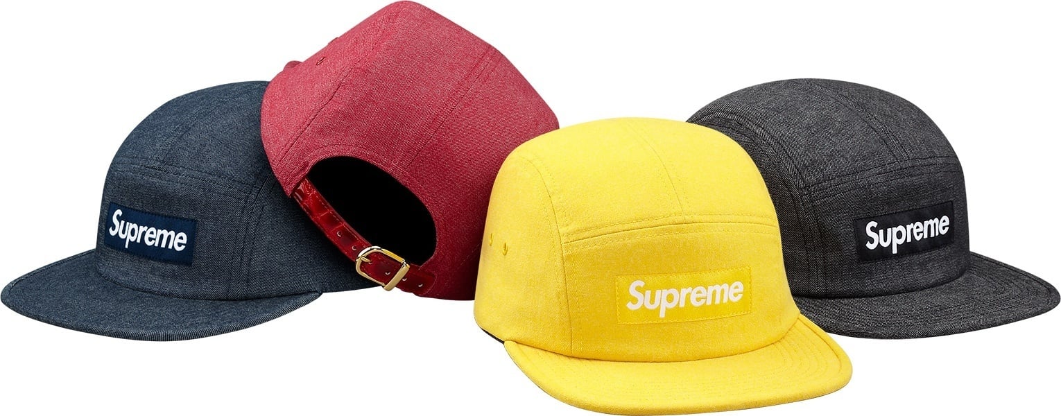 Denim Croc Strap Camp Cap